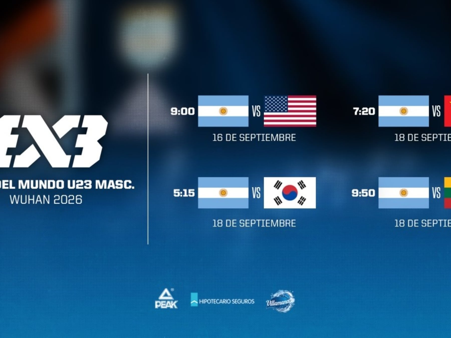Calor, rivales pesados: Argentina se prende al 3x3 en Wuhan con la mira en el Grupo D