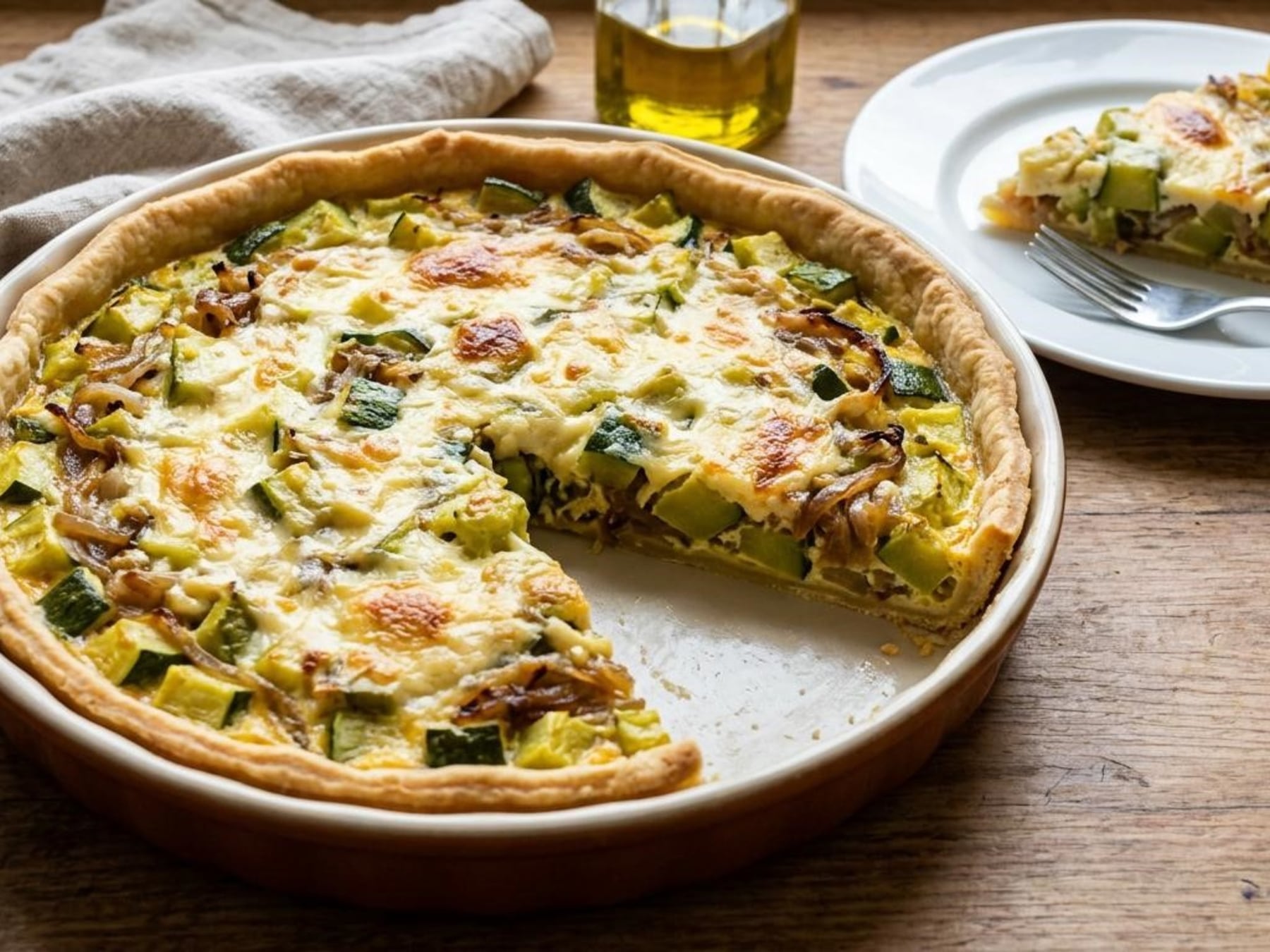 Tarta de zapallitos: los pasos para que la masa no quede cruda y el relleno no se desarme