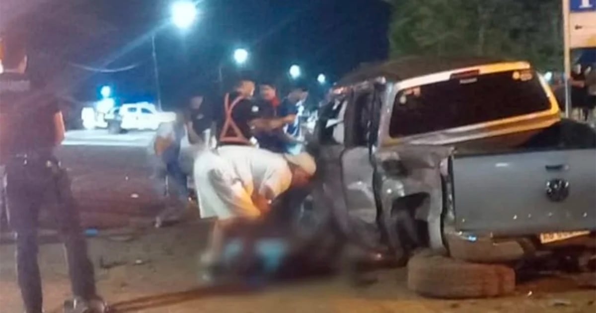 Choque frontal en la Ruta 14: dos muertos y cinco heridos en San Vicente