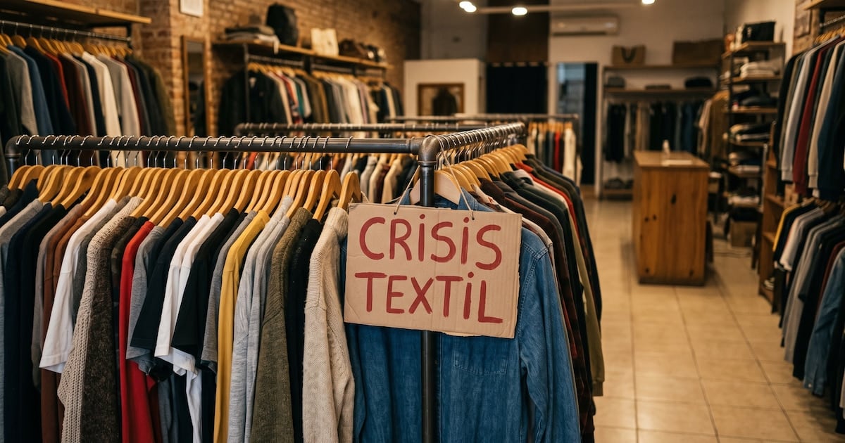 28.322 puestos menos y plantas vacías al 45%: la textil argentina se desangra mientras el consumo no aparece