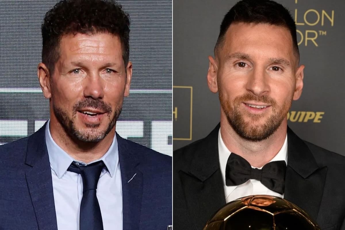 Simeone se soltó la corbata y le tiró flores a Messi: "Nos enseñó a seguir insistiendo"
