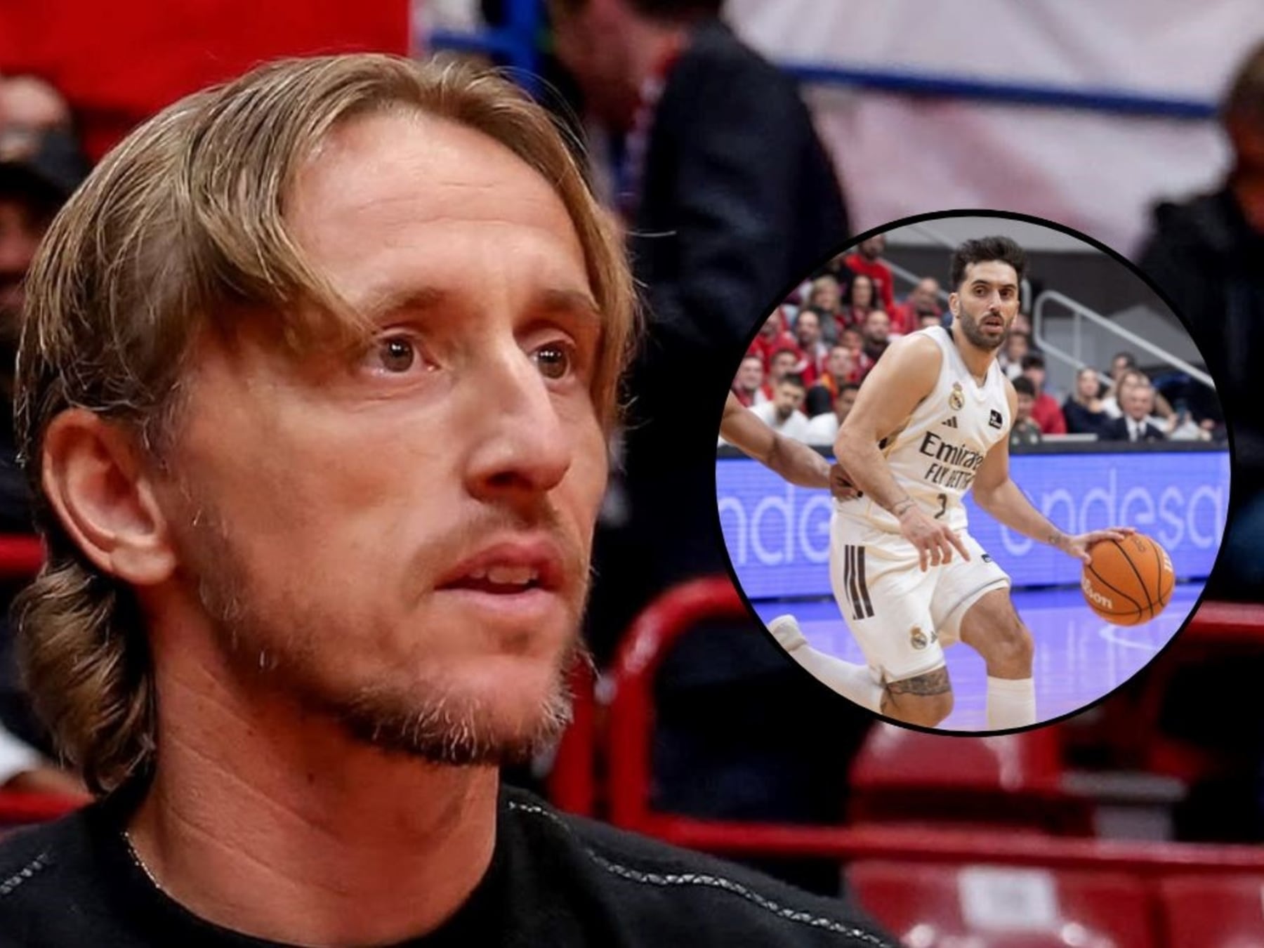 Bolmaro la rompió en Milán, pero Campazzo se llevó el festejo y Modric miró de cerca