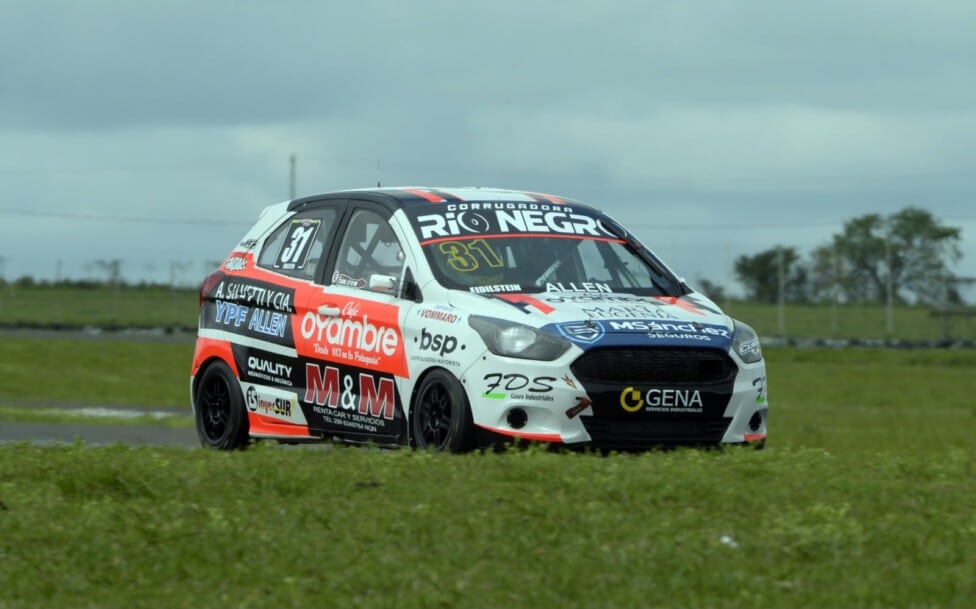 Eidelstein se animó a la pista mojada y se quedó con el mejor tiempo provisorio en Concepción del Uruguay