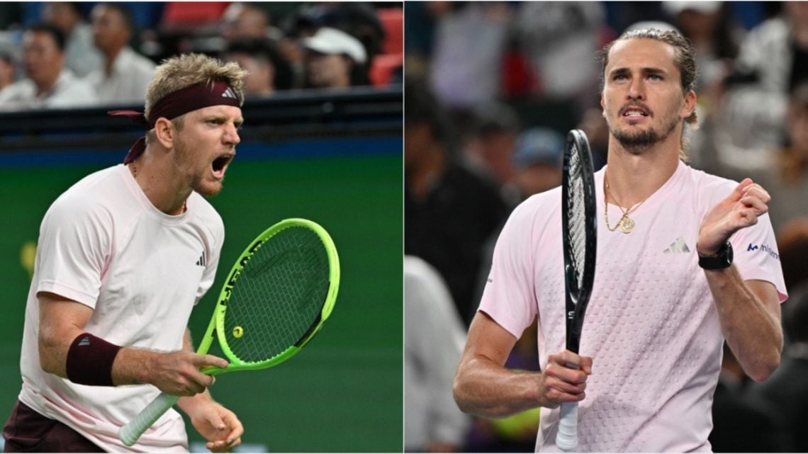 Davidovich Fokina se sacó de encima a Zverev y va por la gloria en Shanghái
