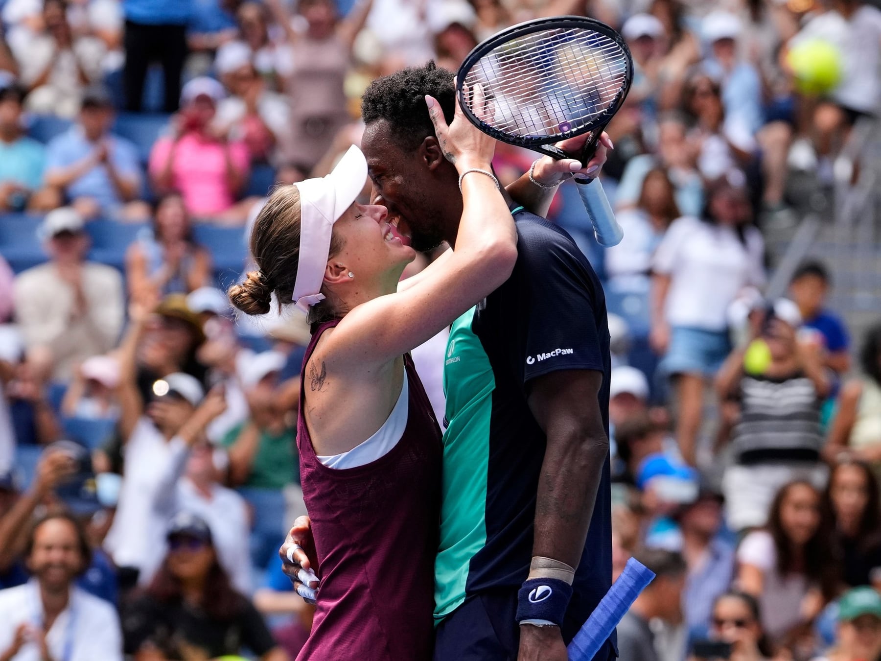 Svitolina y Monfils le ponen punto final a una historia de amor que empezó entre pelotas y quejas al línea