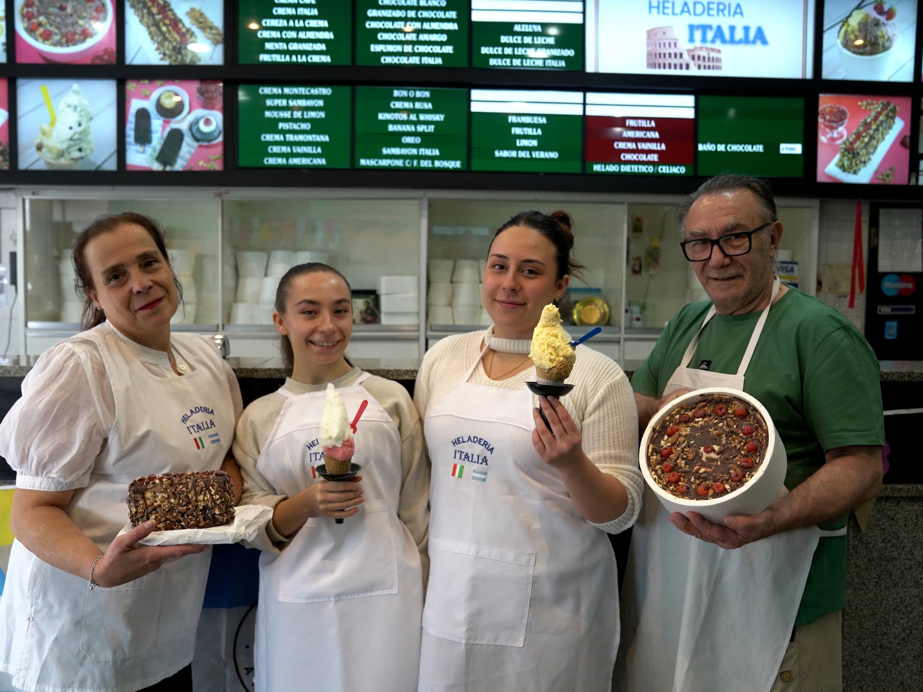 Monte Castro conserva un gelato de familia con recetas intactas desde 1966